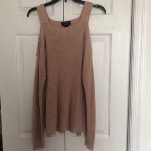Pink off the shoulder sweater